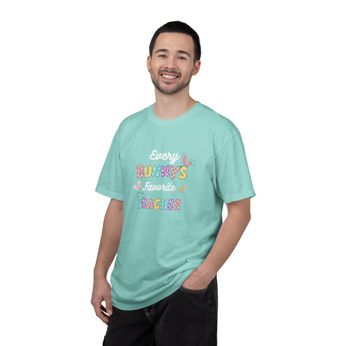 Copy of Every Bunny's Favorite Teacher T-Shirt, Unisex Tee for Bunny Lovers, Funny Gift, Easter Celebration, Casual Wear