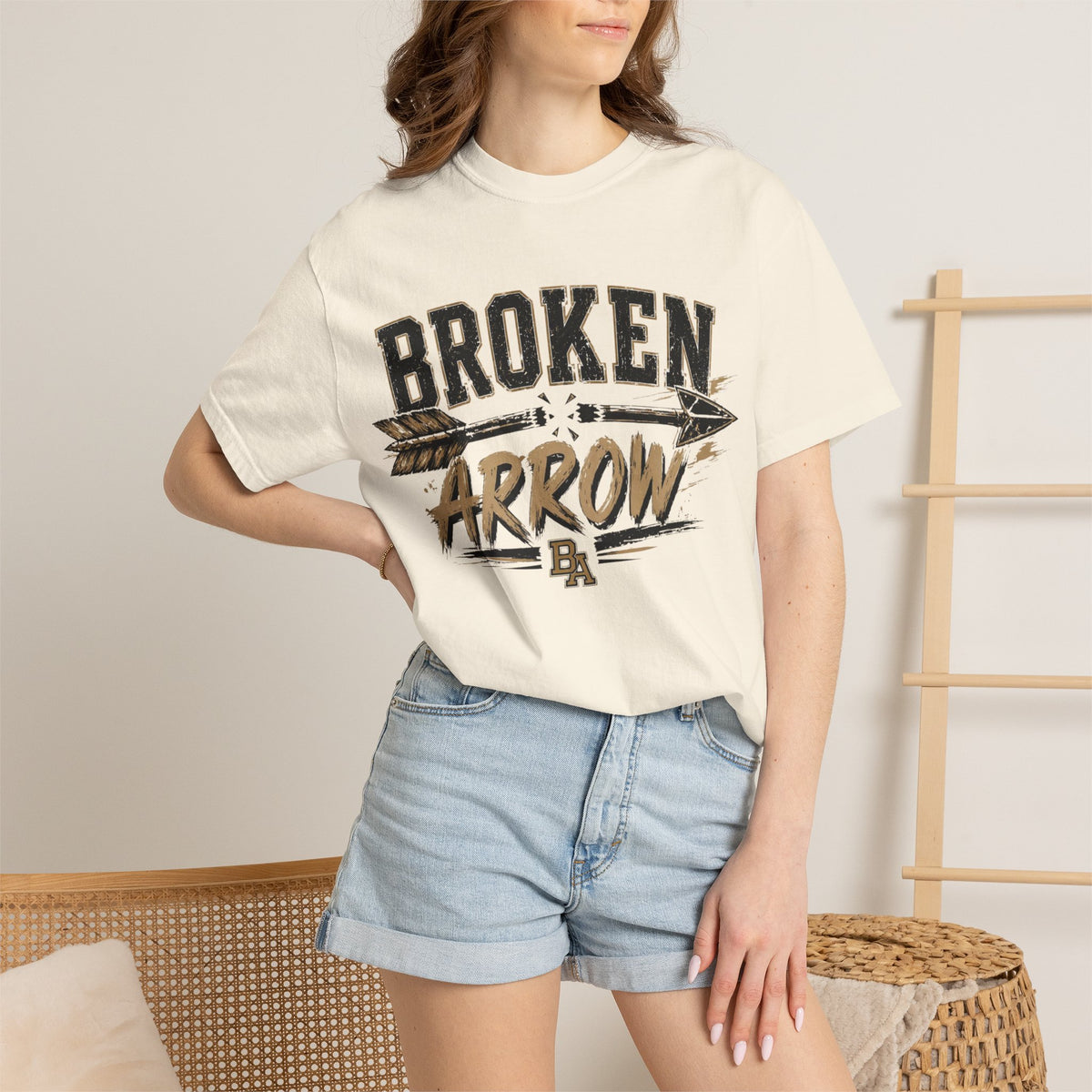 Broken Arrow Graphic T-Shirt — Rustic Arrow Logo Tee