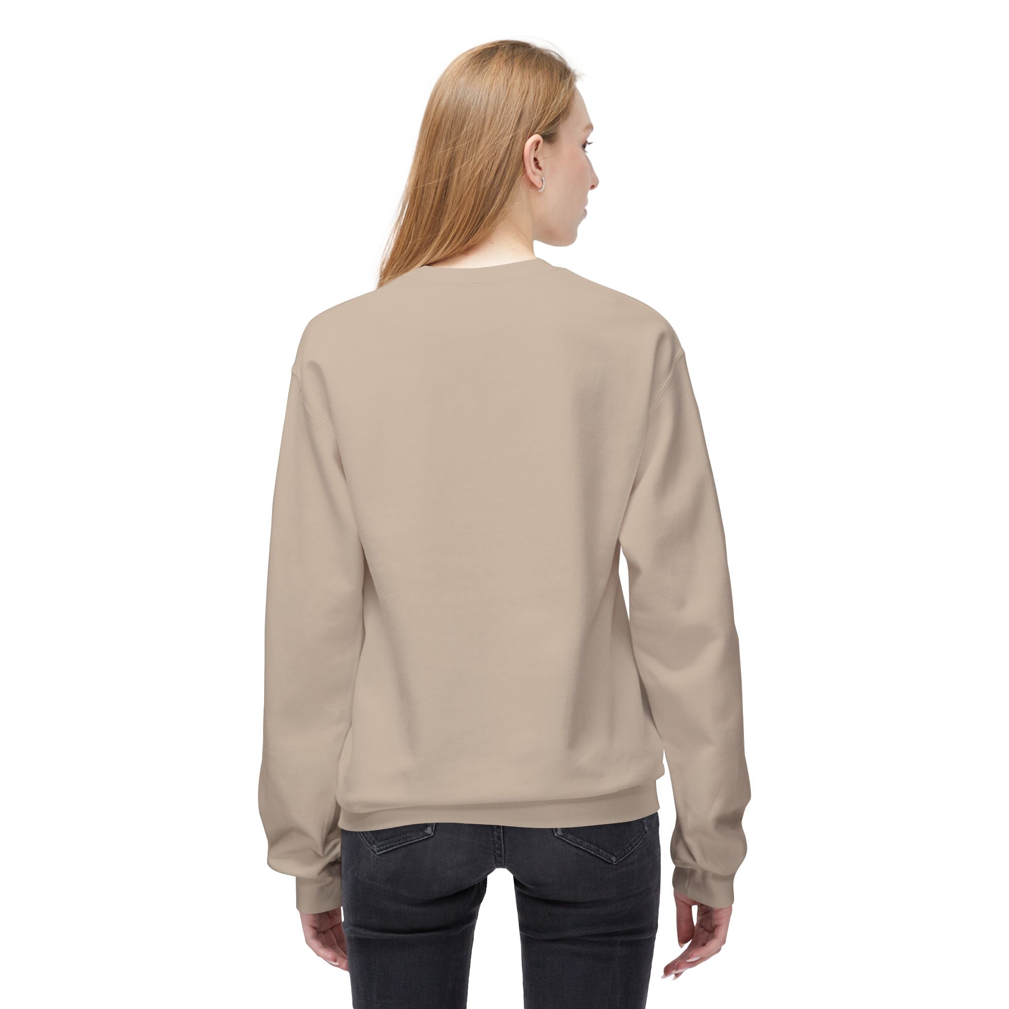 Cozy Bow-Patterned Crewneck Sweatshirt