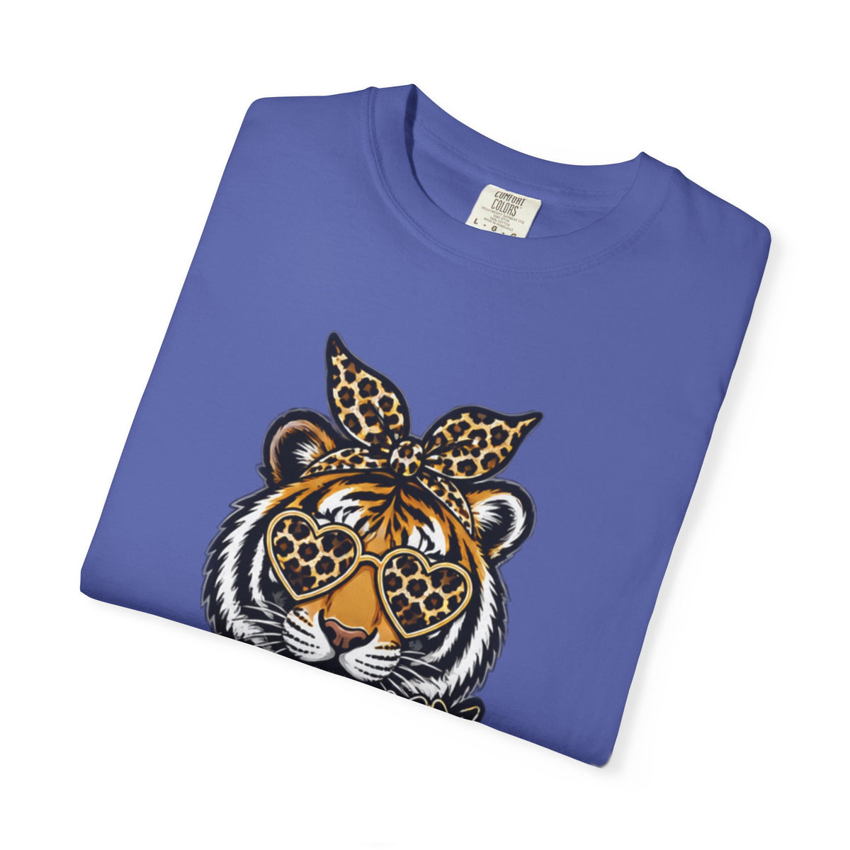 Tigers Leopard-Print Tiger Graphic Tee