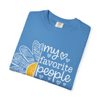 T-Shirt — "My Favorite People Call Me Birdie" Floral Graphic Tee