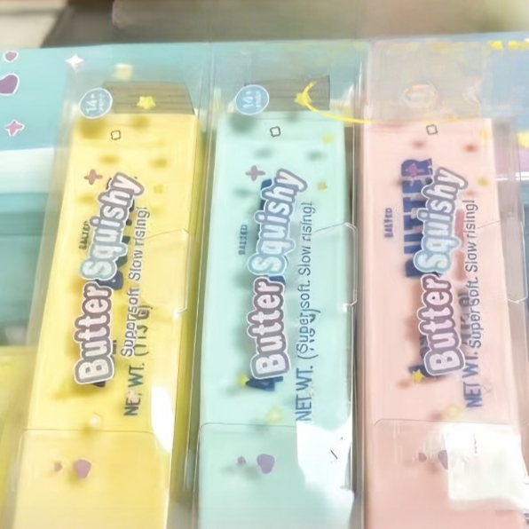 Building Block Squeeze Butter Stick Toy