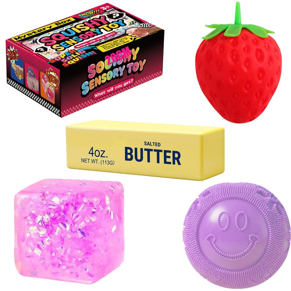 Slow Rebound Squishy Stress Relief Toy Set