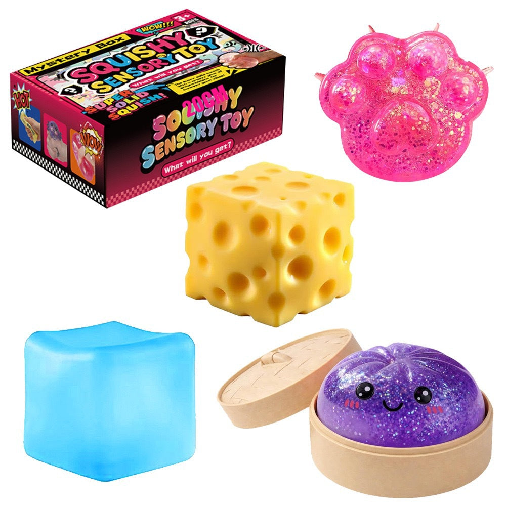 Slow Rebound Squishy Stress Relief Toy Set