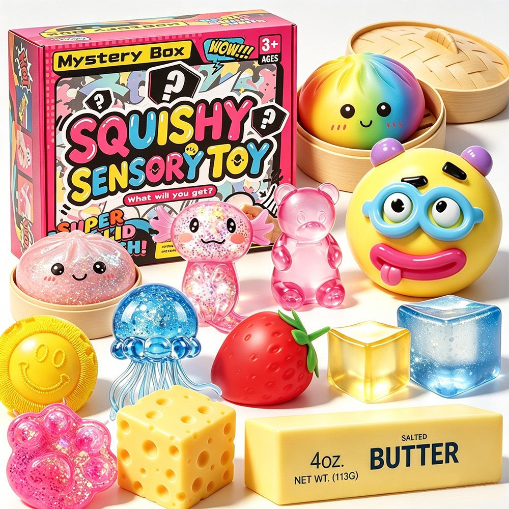 Slow Rebound Squishy Stress Relief Toy Set