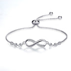 Adjustable Zircon Copper Bracelet